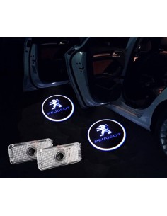 Peugeot Wired Car Door Logo Projector Lights 2