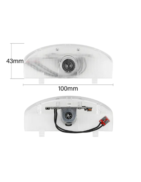 Mitsubishi Wired Car Door Logo Projector Lights