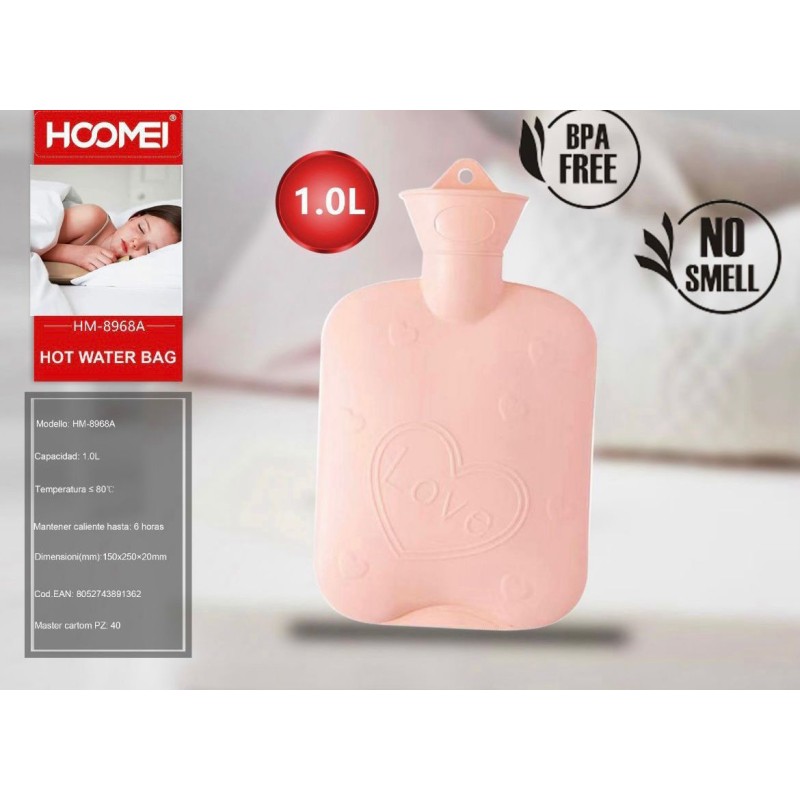 Hoomei HM-8968A Hot Water Bottle – 1 L