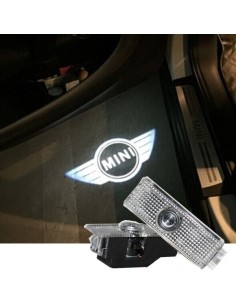 Mini Cooper Wired Car Door Logo Projector Lights 2