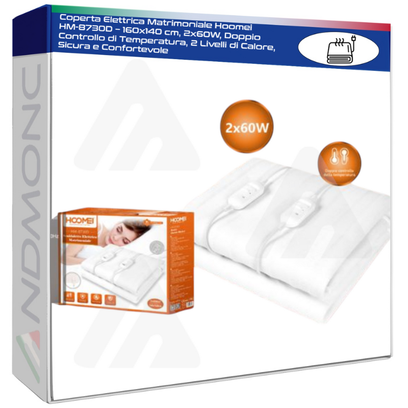 Hoomei HM-8730D Electric Blanket – 160x140 cm