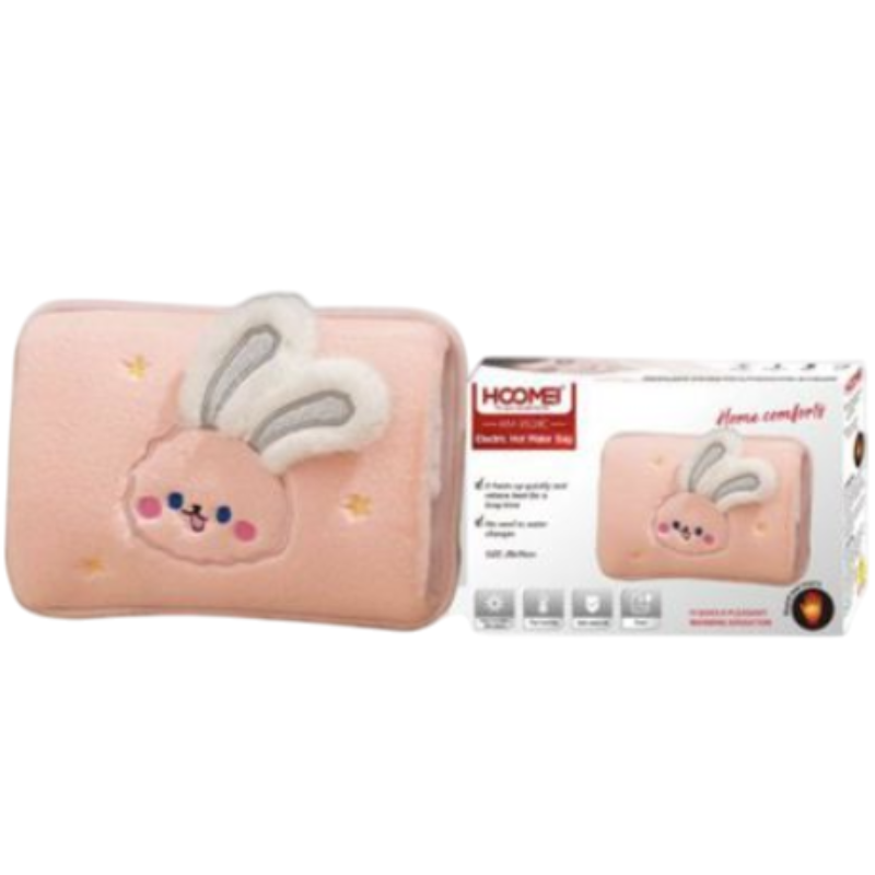 Hoomei HM-8538C Rechargeable Hot Water Bottle – 500 W, Pink