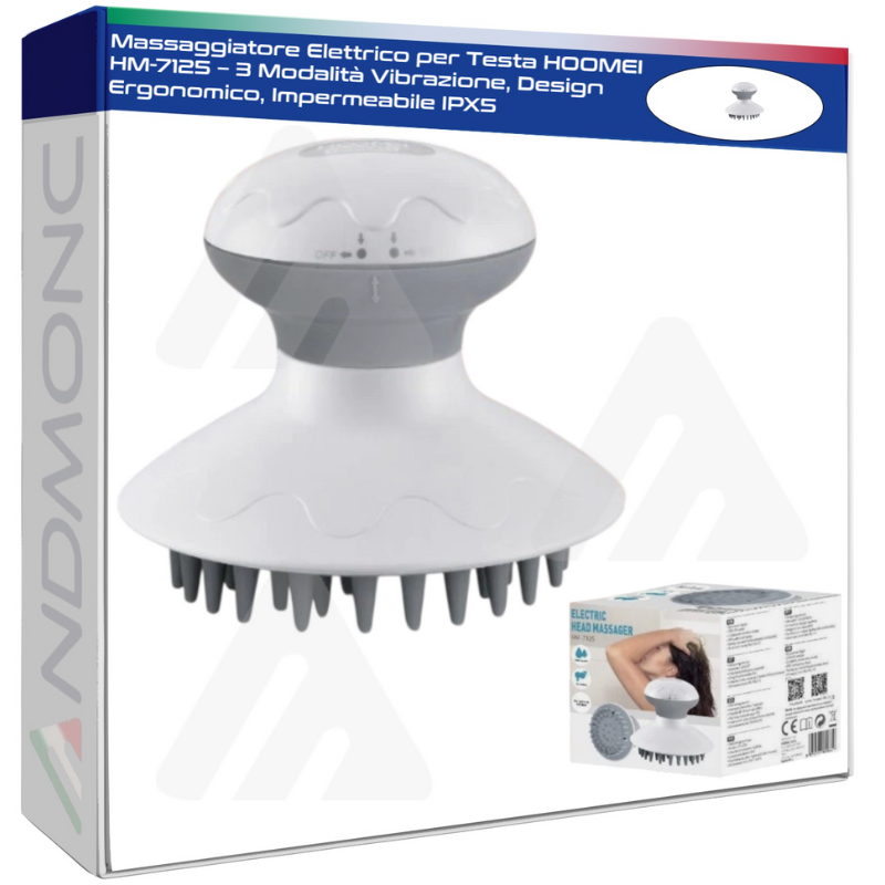 Hoomei HM-7125 Scalp Massager – IPX5