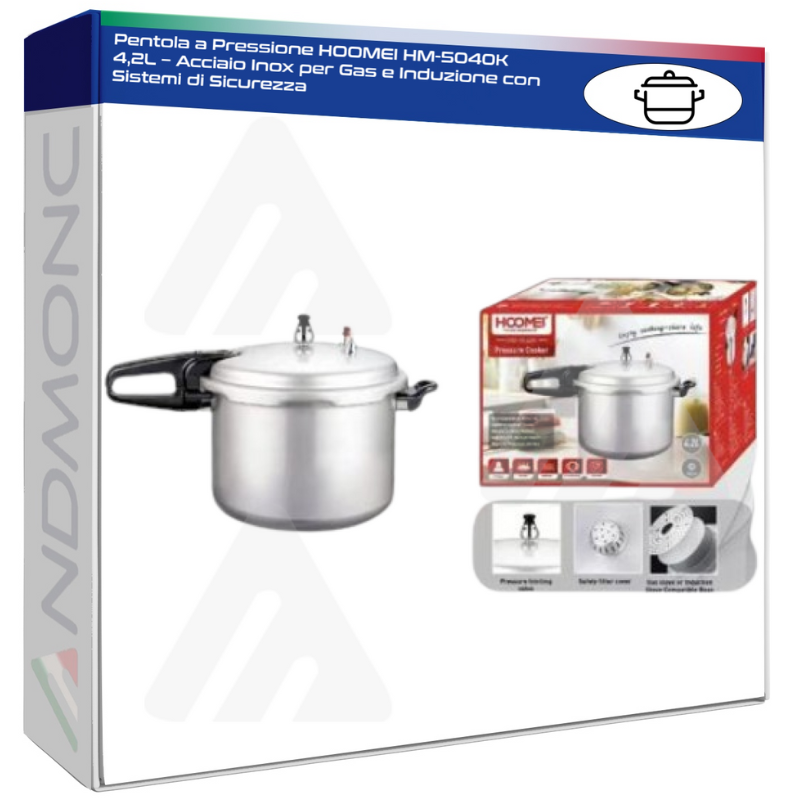 Hoomei HM-5040K Pressure Cooker – 4.2 L
