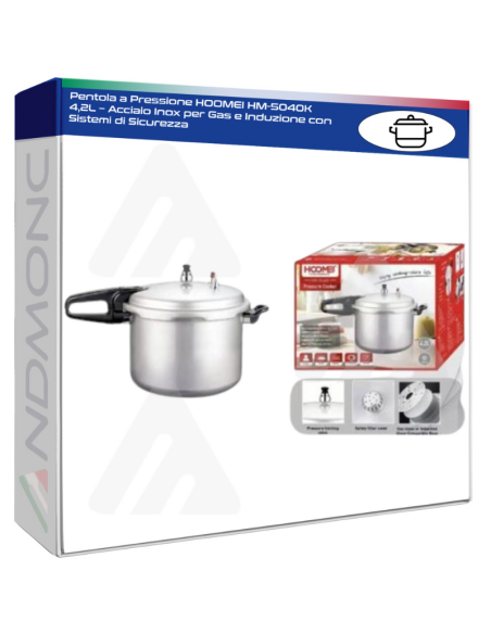 Hoomei HM-5040K Pressure Cooker – 4.2 L