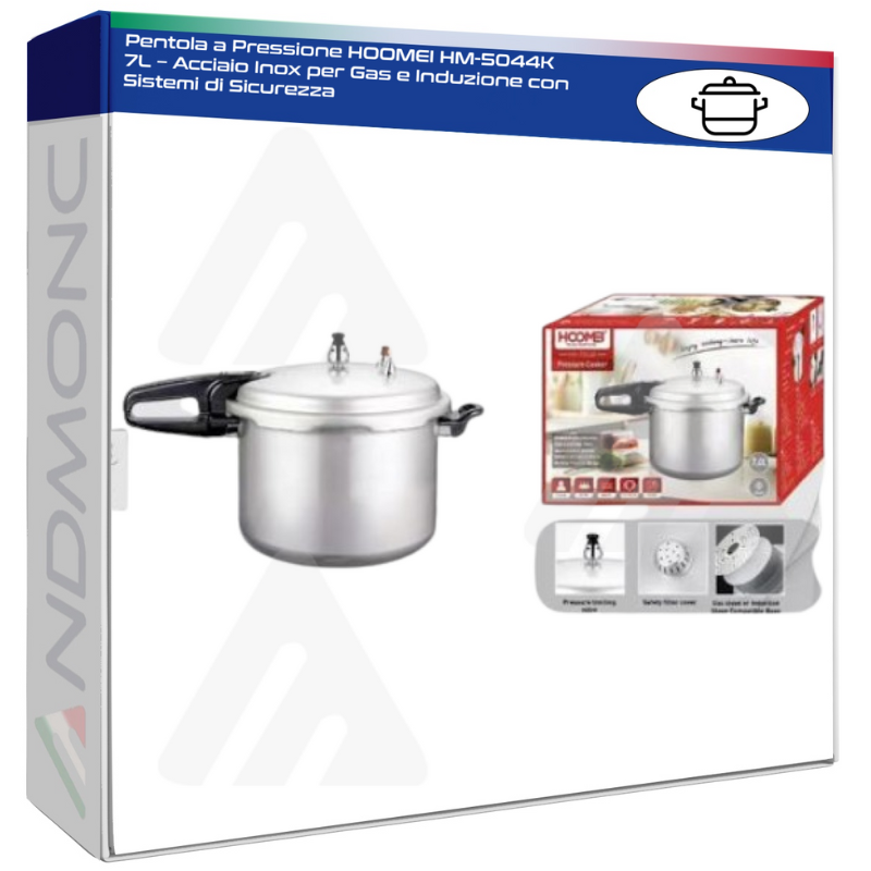 Hoomei HM-5044K Pressure Cooker – 7 L