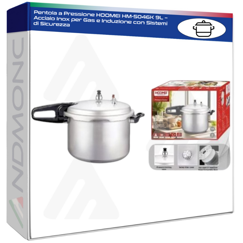 Hoomei HM-5046K Pressure Cooker – 9 L