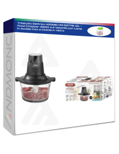 Hoomei HM-6277B Food Chopper – 400 W, 1.5 L, 2 Speeds
