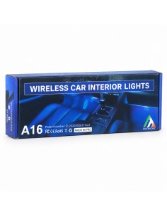 Andmonc wireless RGB car interior lights: two LED bars with the retail box 2