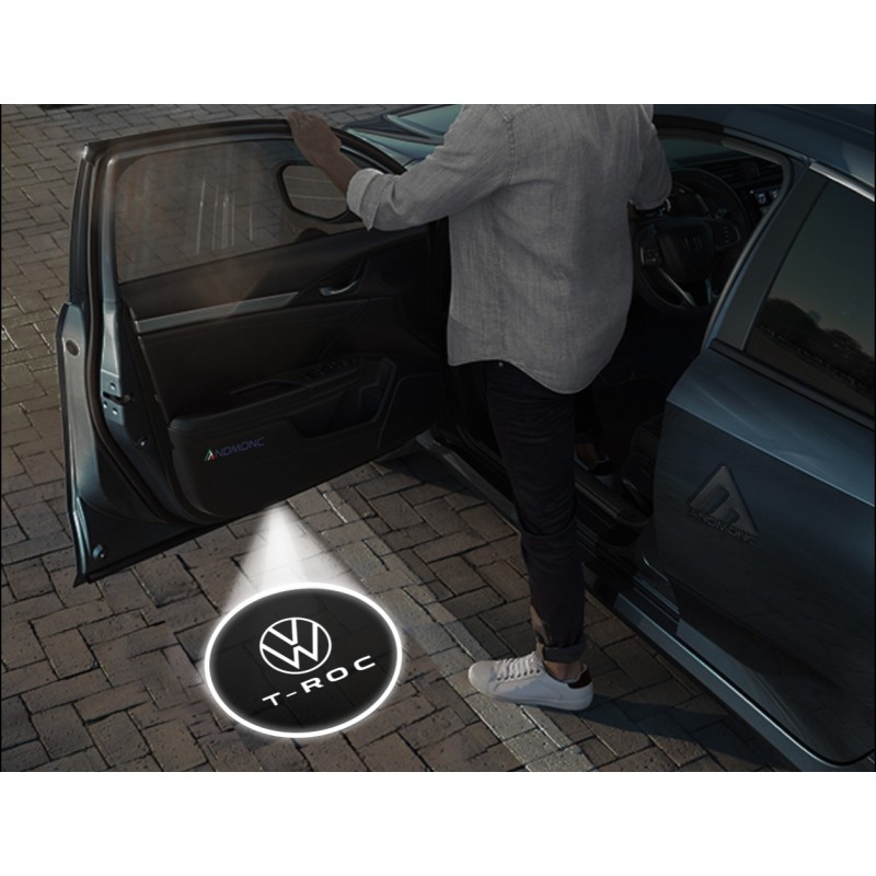 Volkswagen T-Roc New Logo Wireless Car Door Projector Lights