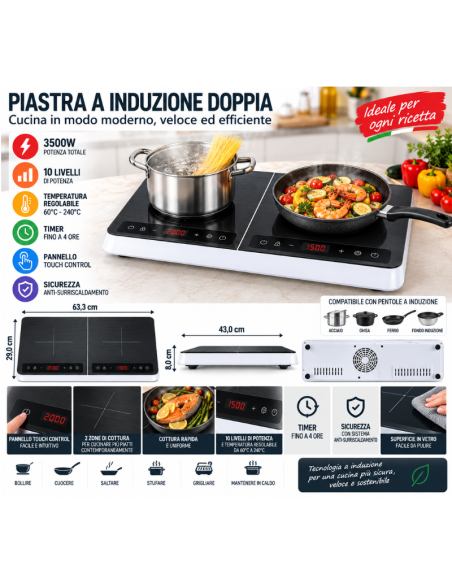 Hoomei HM-5387 Induction Hob – 3500 W