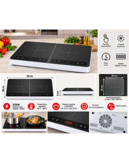Hoomei HM-5387 Induction Hob – 3500 W