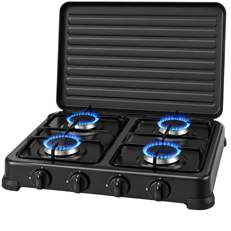 Hoomei HM-568-4T Gas Stove – 8.8 kW, 4 Burners