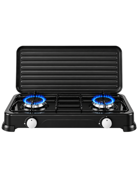 Hoomei HM-568-2T Gas Stove – 4.4 kW, 2 Burners
