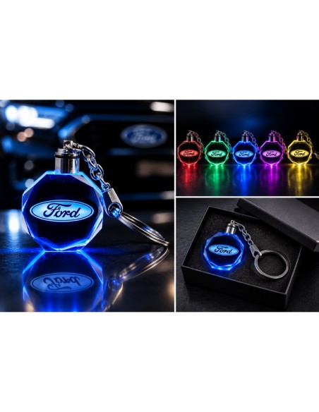 Ford multicolour LED keyring - product view