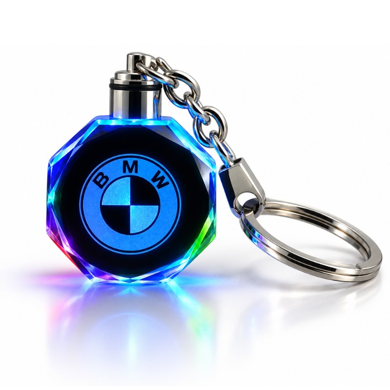 BMW multicolour LED keyring - product view