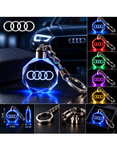 Audi multicolour LED keyring - product view