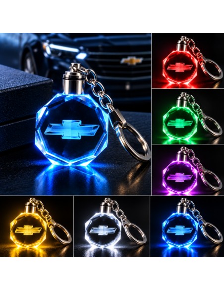 Chevrolet multicolour LED keyring - product view