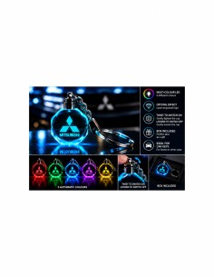 Mitsubishi multicolour LED keyring - product view 2