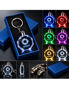 Smart multicolour LED keyring - product view