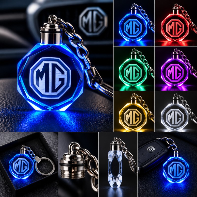 MG multicolour LED keyring - product view