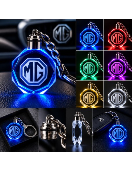 MG multicolour LED keyring - product view