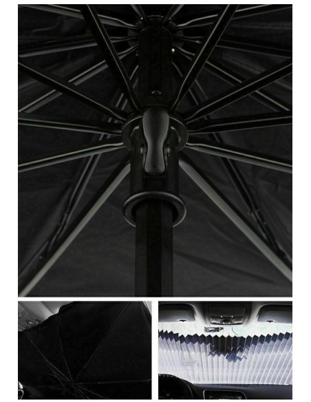 Windscreen sunshade - inner frame and ribs