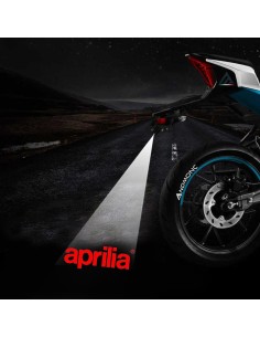 Aprilia projected logo - single motorcycle projector