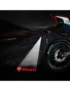 Ducati projected logo - single motorcycle projector