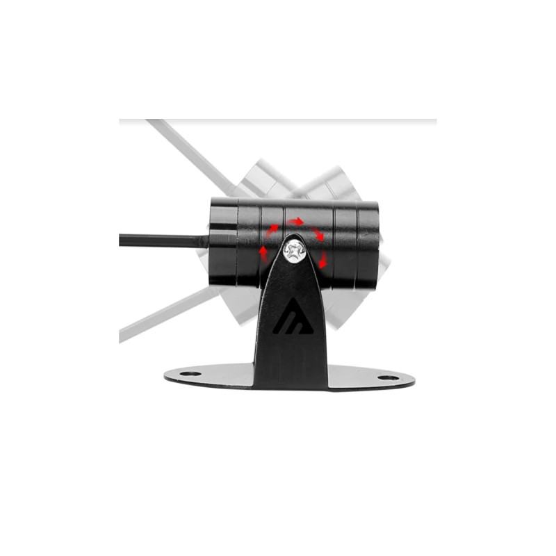Adjustable projector mounting angle