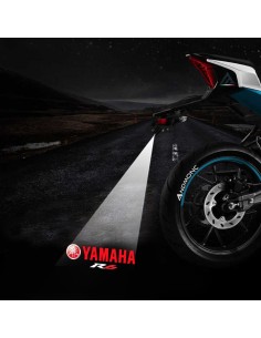 Yamaha R6 projected logo - single motorcycle projector