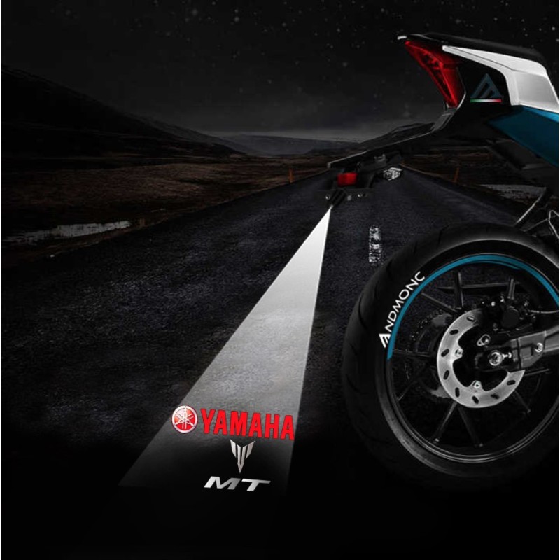 Yamaha MT projected logo - single motorcycle projector