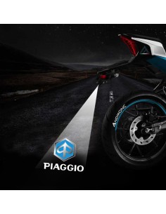 Piaggio projected logo - single scooter projector