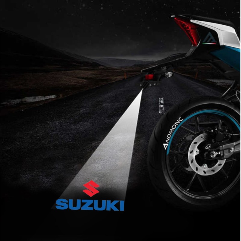 Suzuki projected logo - single motorcycle projector