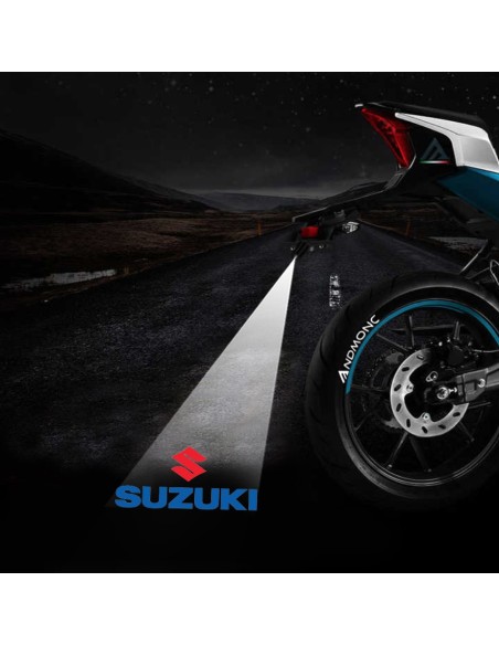 Suzuki projected logo - single motorcycle projector