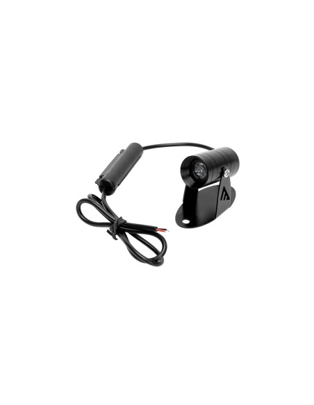 Single wired logo projector with mounting bracket