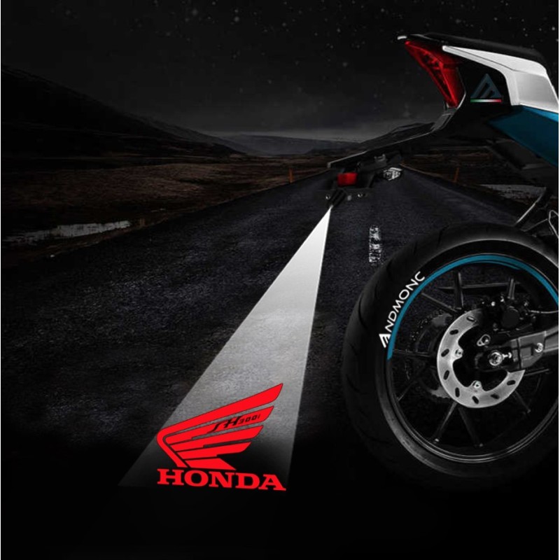 Honda SH300i projected logo - single scooter projector