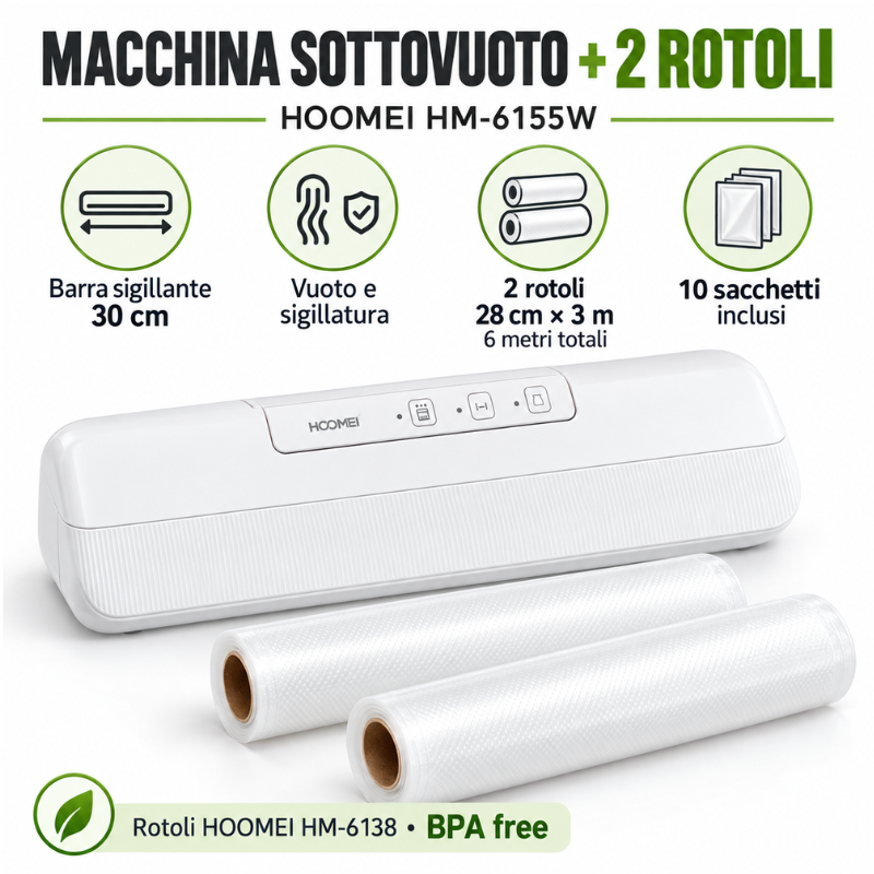 Hoomei HM-6155W Vacuum Sealer – 28 cm