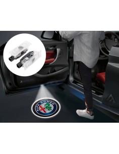 Alfa Romeo New Logo Wired Car Door Projector Lights