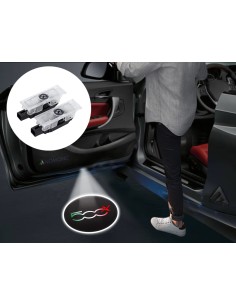500X Italian Tricolour Wired Car Door Projector Lights