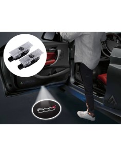 Fiat 500X Wired Car Door Logo Projector Lights