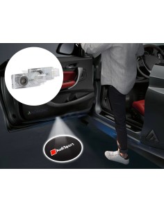 Audi Sport Wired Car Door Logo Projector Lights