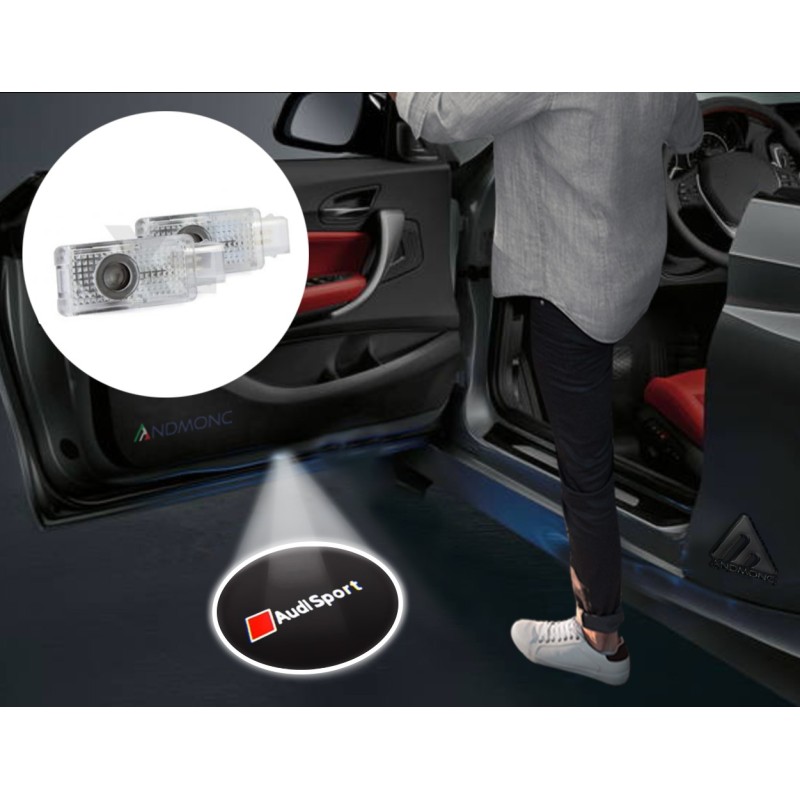 Audi Sport Wired Car Door Logo Projector Lights