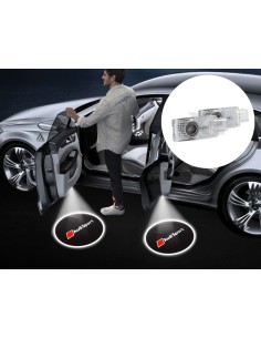 Audi Sport Wired Car Door Logo Projector Lights 2