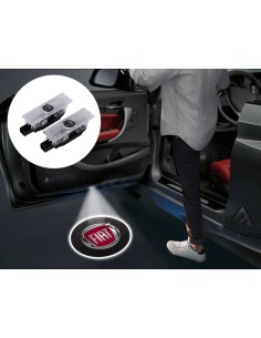 Fiat Wired Car Door Logo Projector Lights