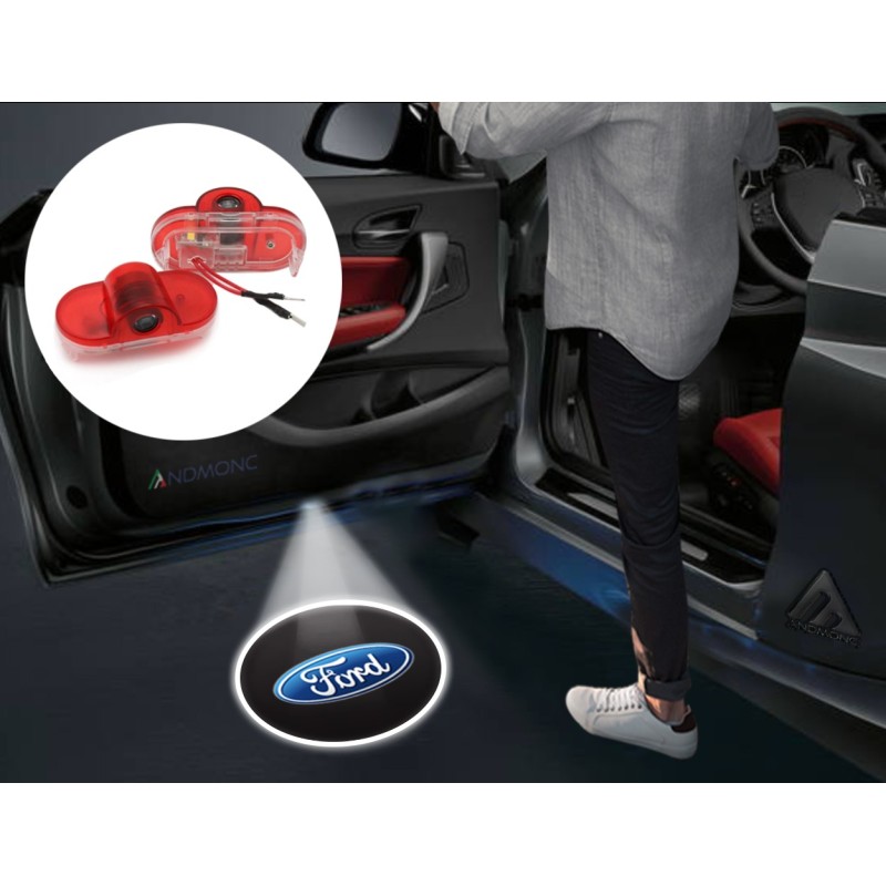 Ford Wired Car Door Logo Projector Lights