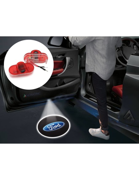 Ford Wired Car Door Logo Projector Lights