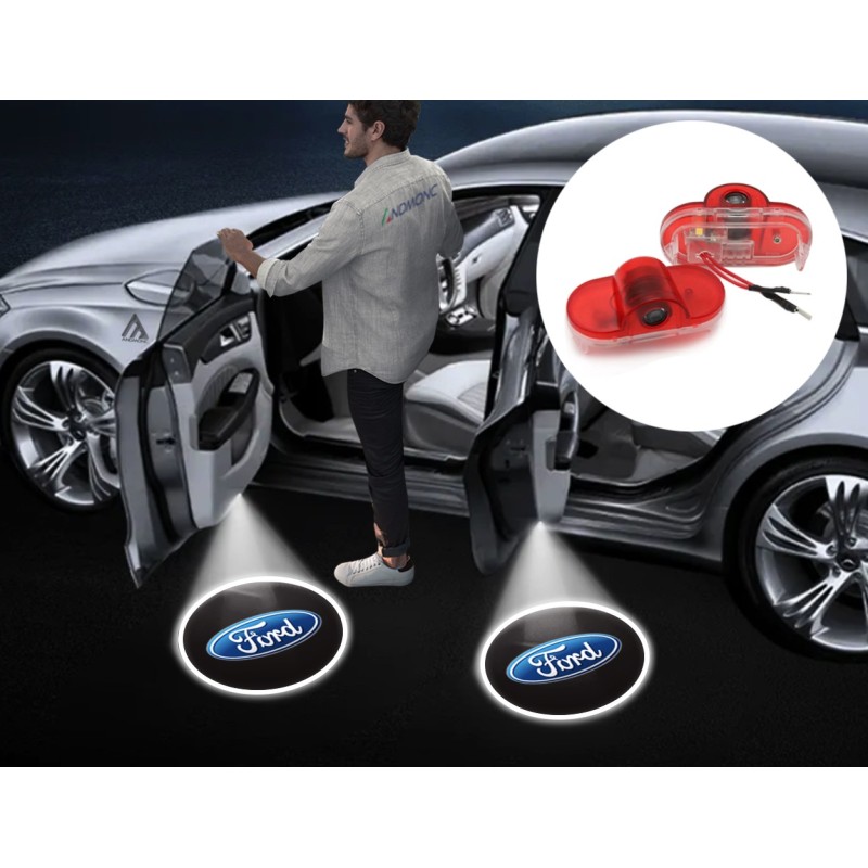 Ford Wired Car Door Logo Projector Lights