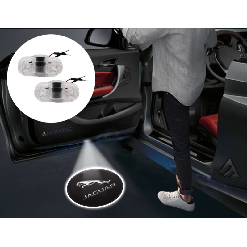 Jaguar Wired Car Door Logo Projector Lights