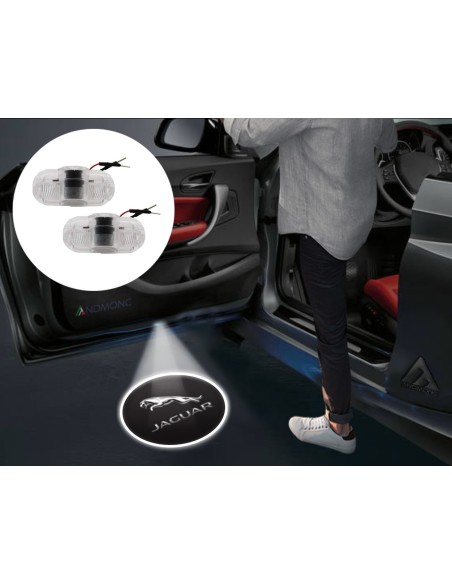 Jaguar Wired Car Door Logo Projector Lights